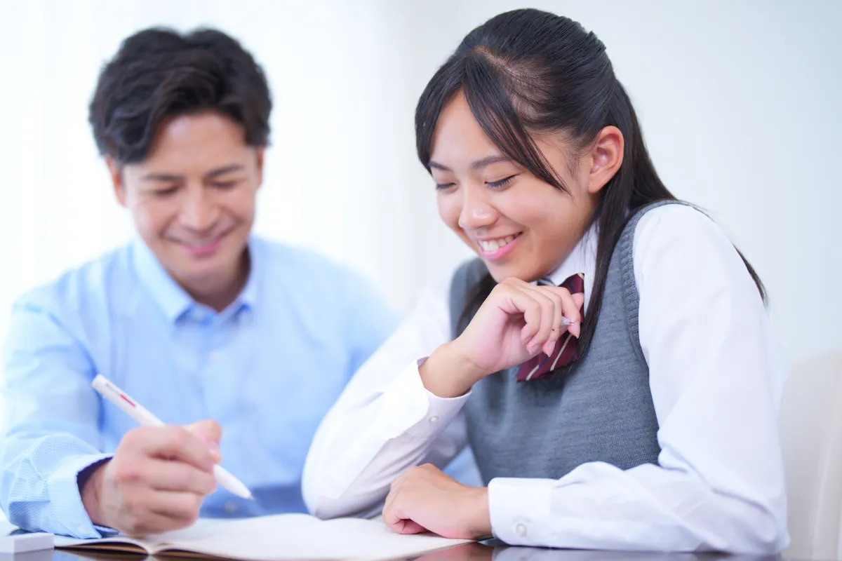 生徒一人ひとりに合わせた完全オーダーメイド指導と学習計画作成のイメージ